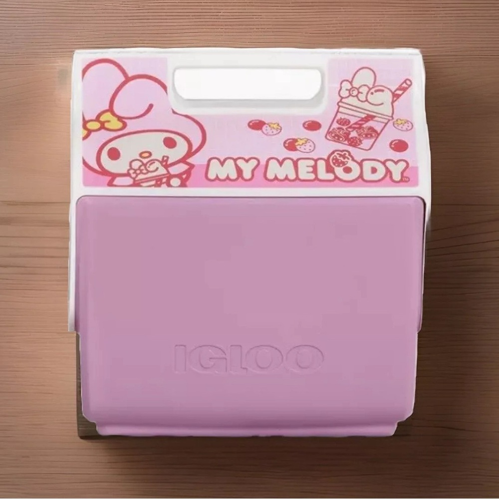 1 New Igloo Sanrio My Melody & Kuromi Little Playmate 7 Qt Cooler/Pink/Purple/